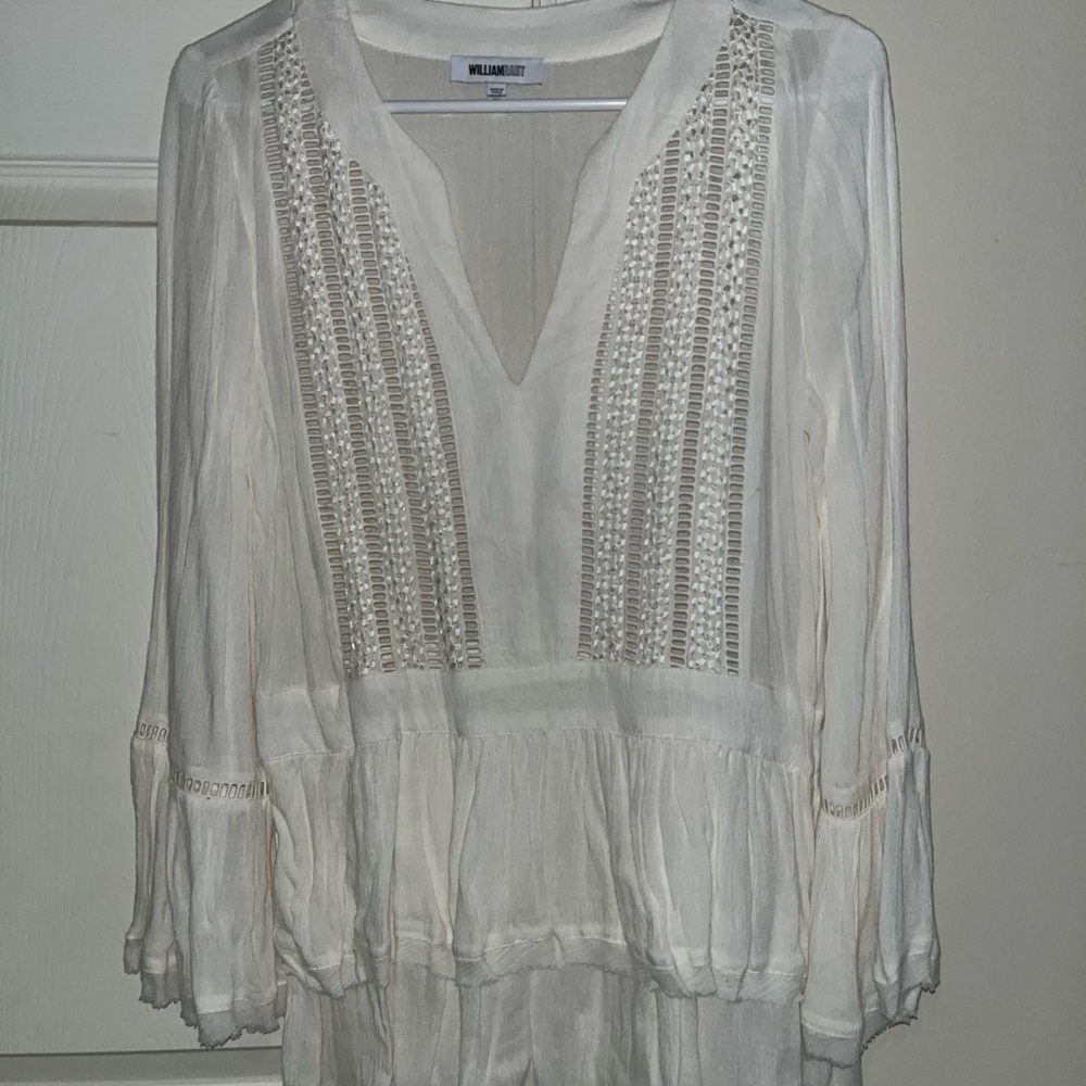 William Rast Cream Top